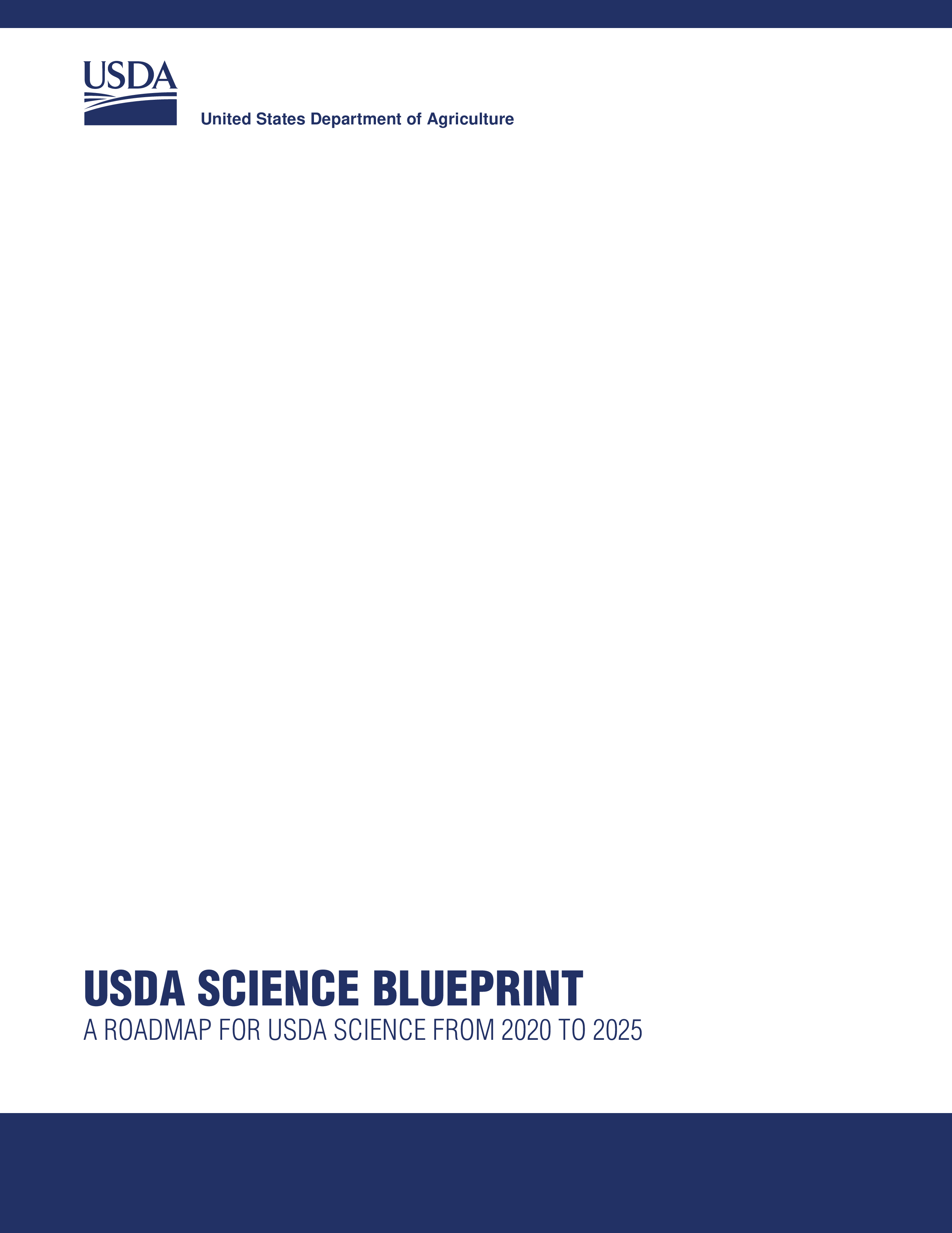 美国农业部(USDA):2020-2025年美国农业部科学战略(英文版)